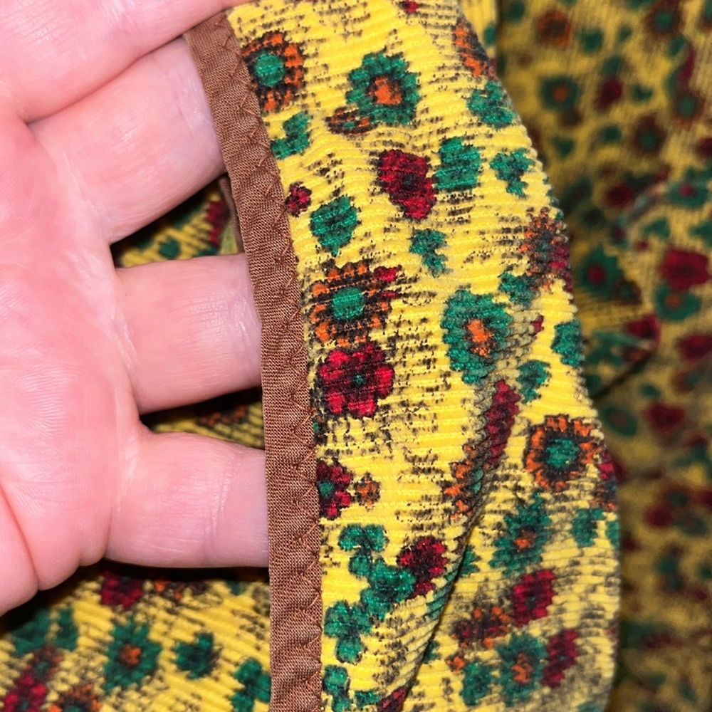 Amazing vintage corduroy duster/robe handmade - Picture 6 of 8